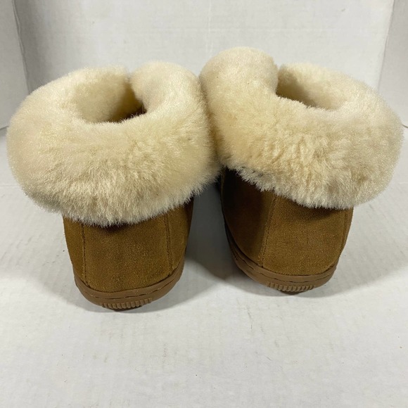 bearpaw megan suede sheepskin bootie